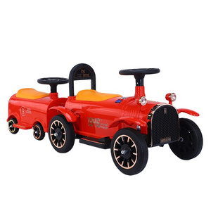 2021 Wholesale Electric Children Car s Electric music light track train Kids Electric Ride on Car