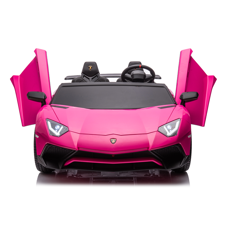 New Genuine Licensed Lamborghini 24V Battery Wheels Dual Drive EVA Ride on Car Sports Kids Powered 555*2 Car with Two Seats