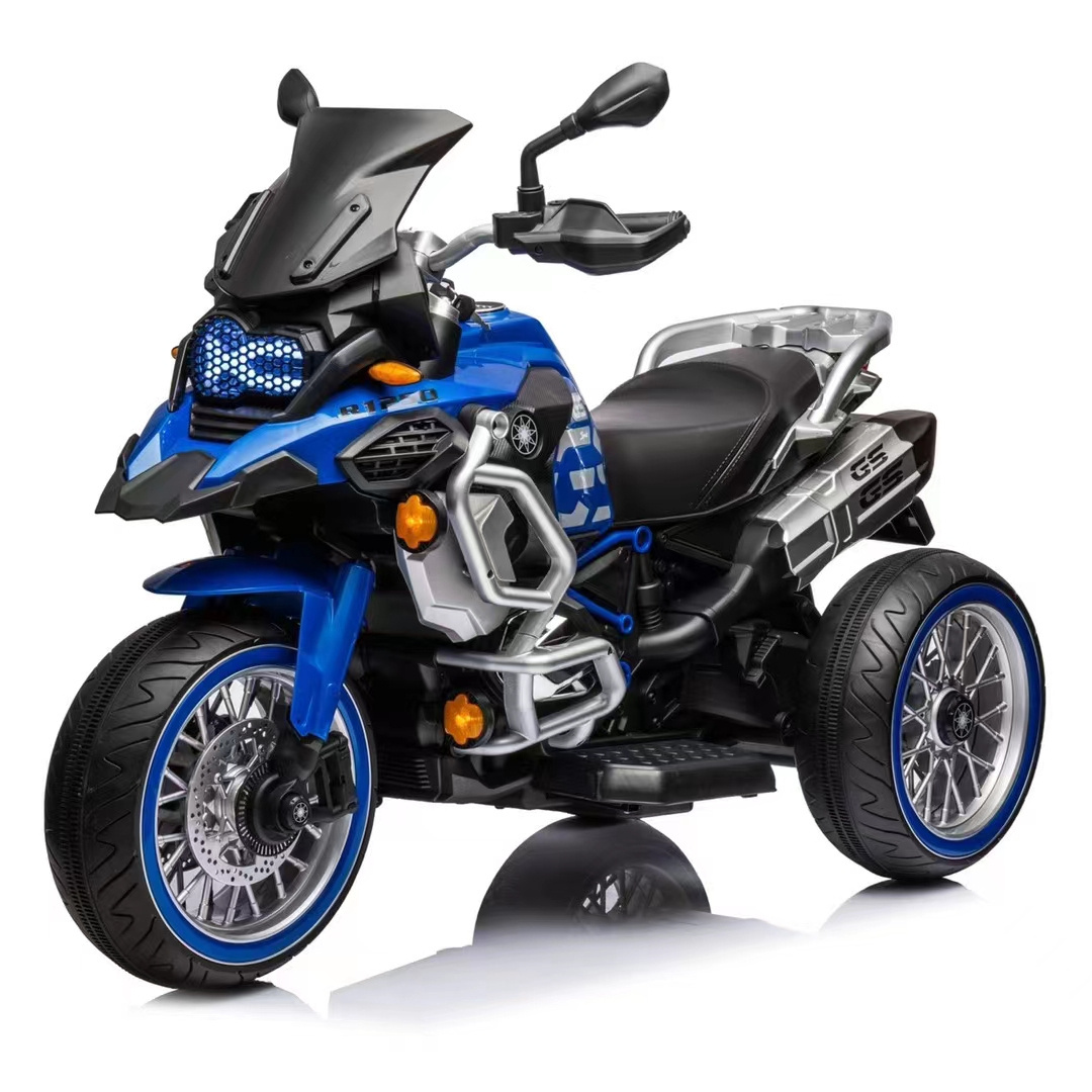 2023 New model ride on toy 3 wheels plastic battery power kids electric motorcycle for children