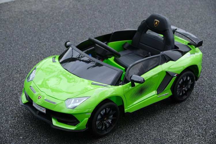 New Genuine Authorized Lamborghini 12V Dual Drive Motor Kids Electric Toy Car Ride On Cars