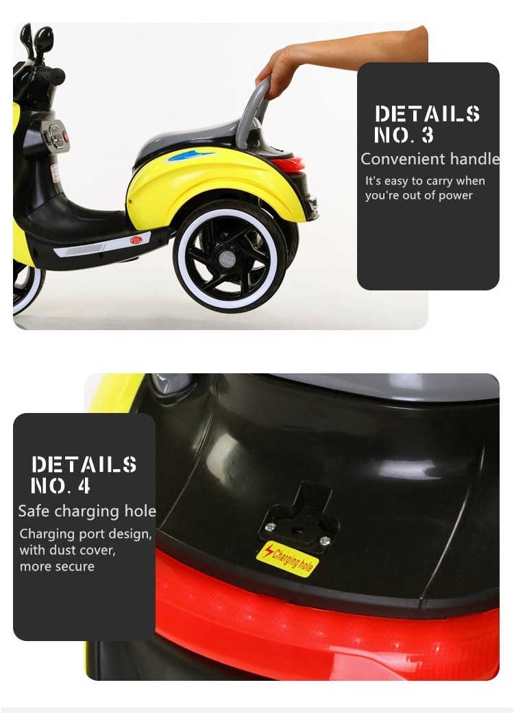 Factory sales children's electric motorcycle children rechargeable 6V kids ride on toy cheap kids motorcycle toy