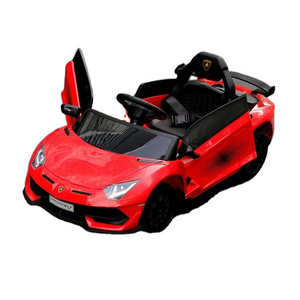 New Genuine Authorized Lamborghini 12V Dual Drive Motor Kids Electric Toy Car Ride On Cars