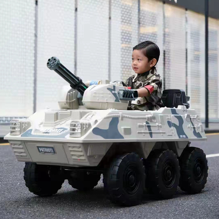 12V kids electric toy tank car mini smart armored vehicle engineering vehicle with remote control ride on car