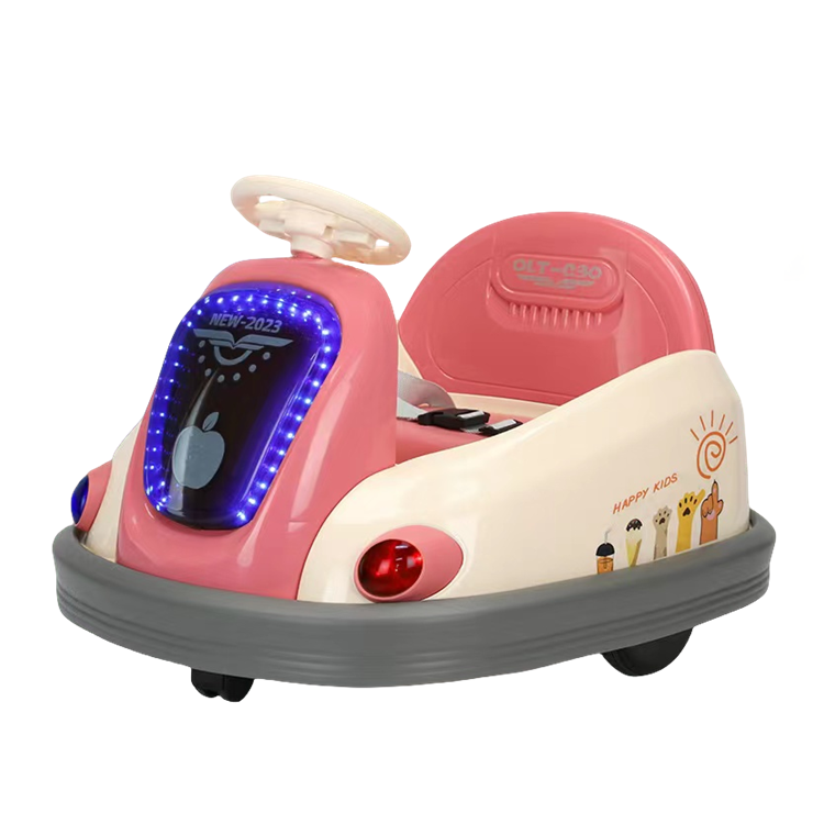 2023 New Style 6V Kids Bumper Cars Ride-on Cars with RC Remote Control