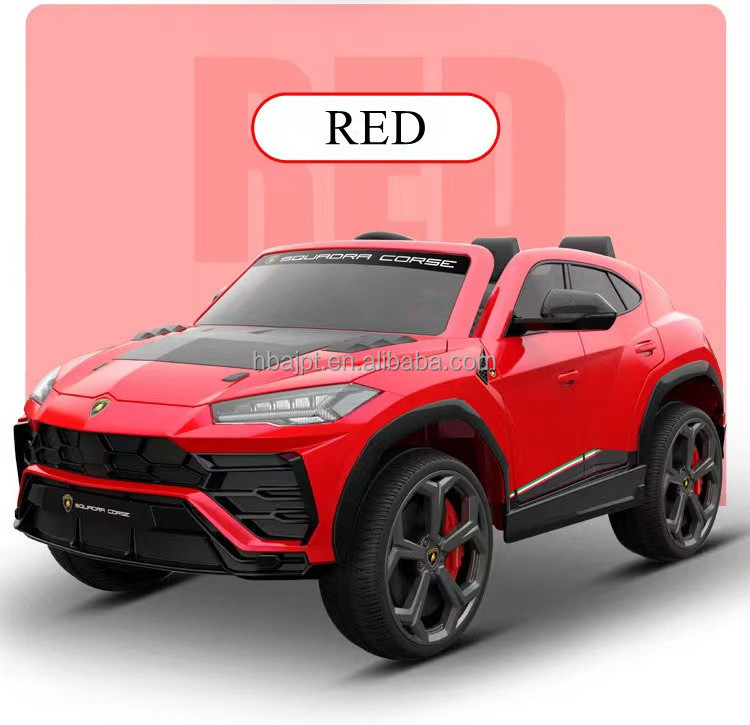 Hot Selling Lamborghini Genuine Authorization 12v7 Battery Kids Ride On Car with Leather Seat