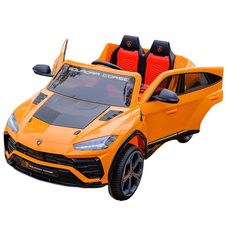 Hot Selling Lamborghini Genuine Authorization 12v7 Battery Kids Ride On Car with Leather Seat