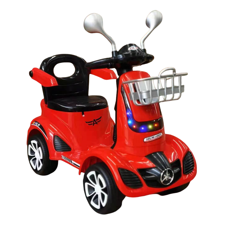 China Safety 2-6 year old Four Wheels Vehicle Children's Educational Car Boys and Girls with Light Music