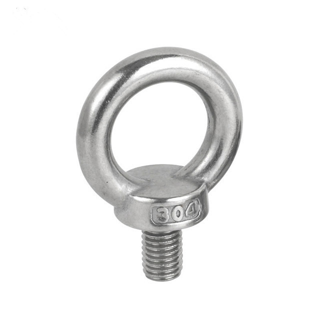 304 stainless steel lifting ring screw nut lifting bolt extension ring screw lifting ear hanging wire M4M5M6M8M10 eye bolt