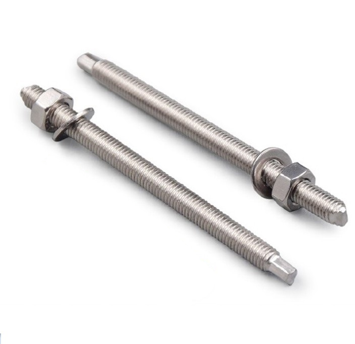 Chemical anchor bolt Zinc Plated Carbon Steel Galvanized Chemical Stud Anchor Bolt