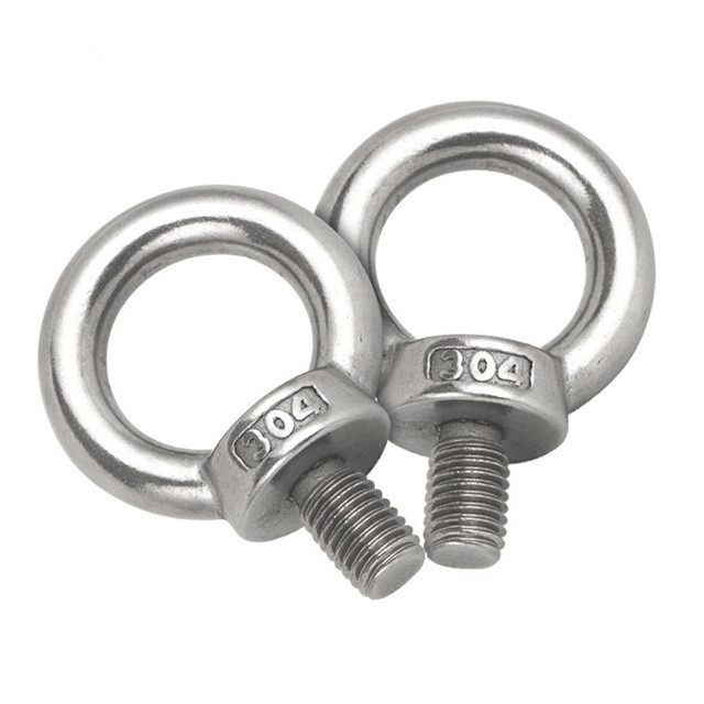 304 stainless steel lifting ring screw nut lifting bolt extension ring screw lifting ear hanging wire M4M5M6M8M10 eye bolt