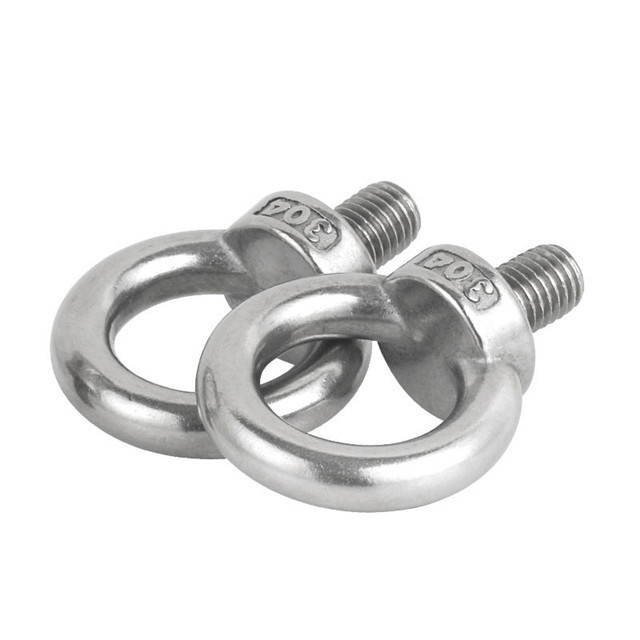 304 stainless steel lifting ring screw nut lifting bolt extension ring screw lifting ear hanging wire M4M5M6M8M10 eye bolt