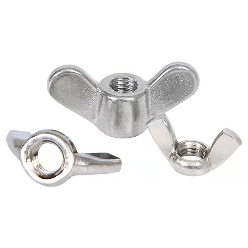 China wholesale din315 carbon steel customized lock wing nut butterfly bolt and nut