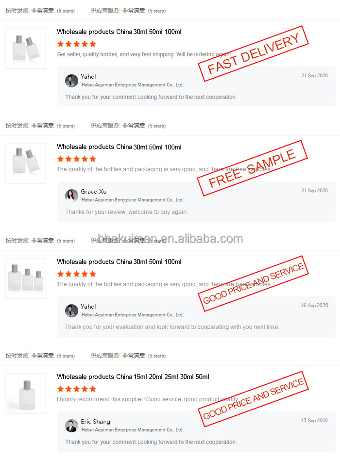 Wholesale Round Square Matte Spray Bottle 30ml 50ml 100ml Luxury Frosted Glass Perfume Bottle