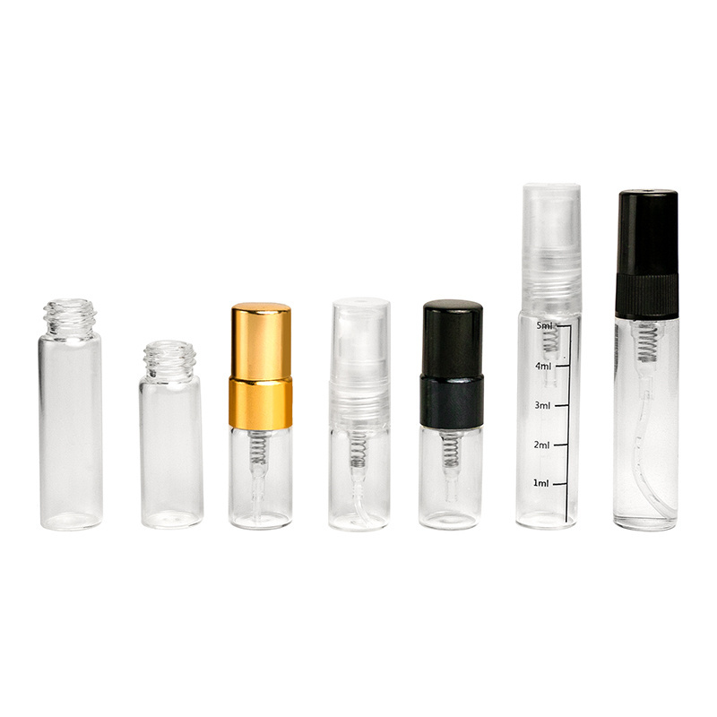 flock perfume bottle clear men sample 5ml refillable glass fancy empty plastic samples bottles leak proof 6ml oil