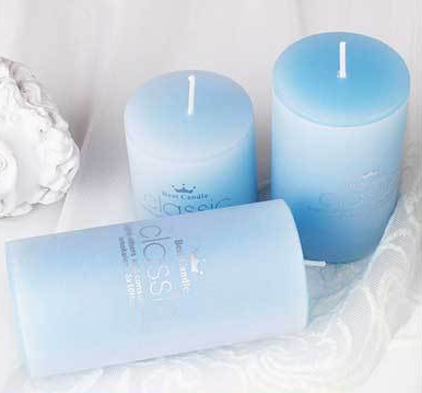 Custom Birthday Wedding Candles Pillar Candle Wholesale Bulk Ivory White Pillar Wax Candles