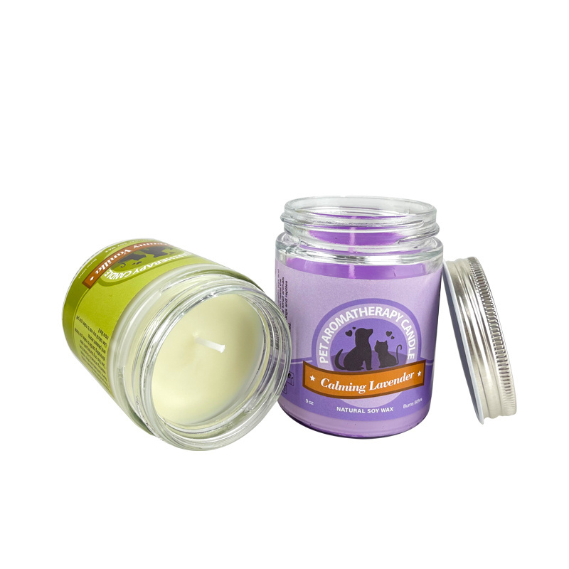 Wholesale Candle 9 Oz Smoking Aroma Pet Odor Exterminator Deodorizing White Candles