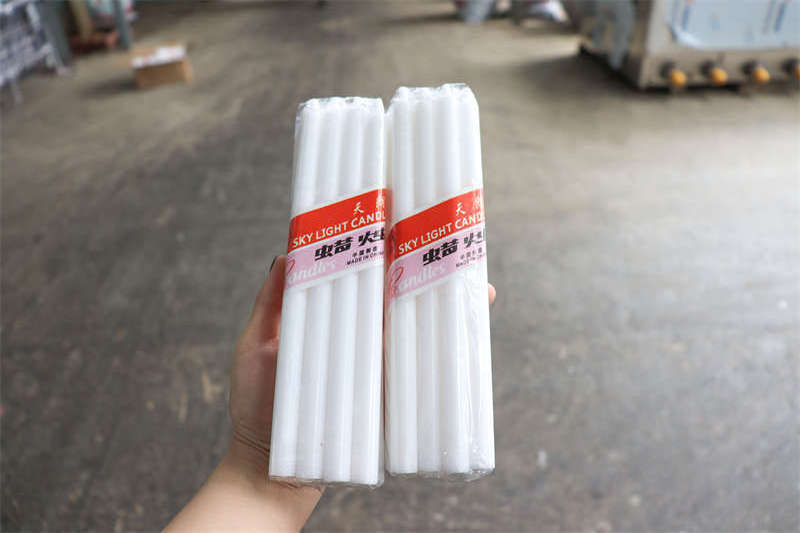 Candle factory wholesale Cheap paraffin wax church Candles Ready to ship for Europe Home Lighting candle white