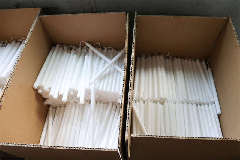 Candle factory wholesale Cheap paraffin wax church Candles Ready to ship for Europe Home Lighting candle white