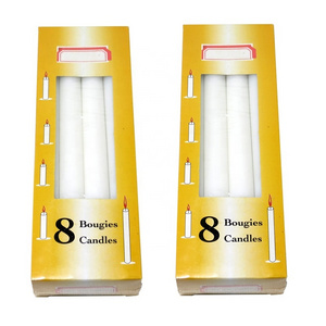 Hot Sell 8 Pieces Bougies Candles With box packing  to Cameroon Market