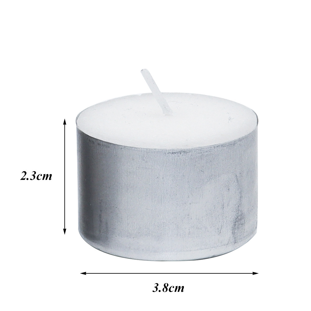 Tea Lights 8 Hour Long Burn Wax Candles Unscented Tealight Candle50 /100 /400