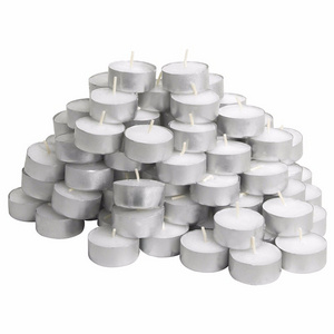 Tea Lights 8 Hour Long Burn Wax Candles Unscented Tealight Candle50 /100 /400