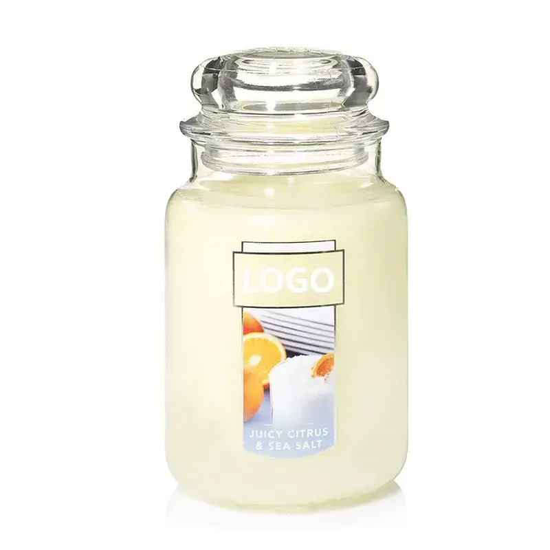 Candle Supplier Color Scented Large Glass Jars Candle 10cm x 17cm Home Gift Pack