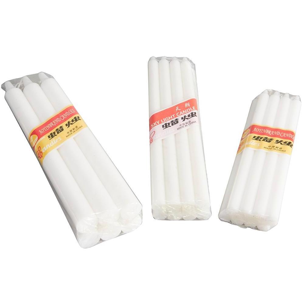 cheap Stick Candles pure white 23g 25g household wax candle/candel to angola