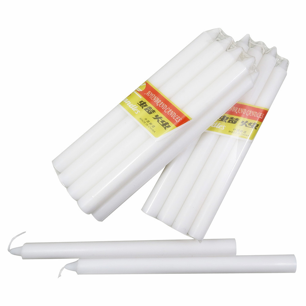 cheap 90g big candles cotonou stick White wax Candles in bulk