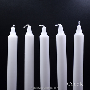 Gift White Candle Mauritius Birthday Party FREE Stick Paraffin Wax Letterpress Printing Art Handmade Candle