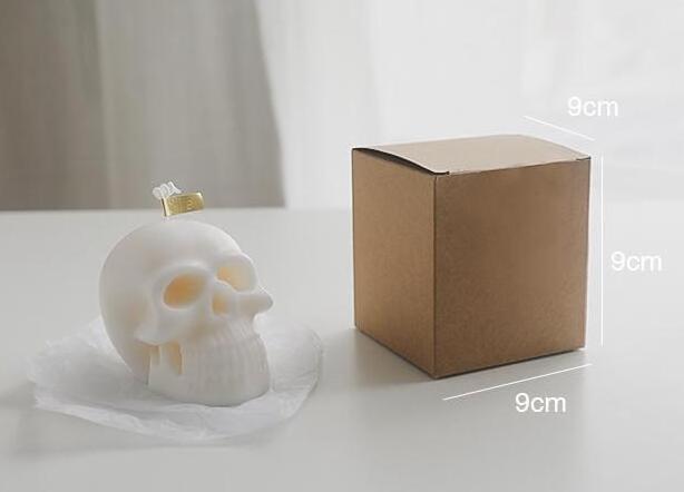 Hallows' Day wholesale paraffin wax dead human skeleton candle for promotion decoration memorial