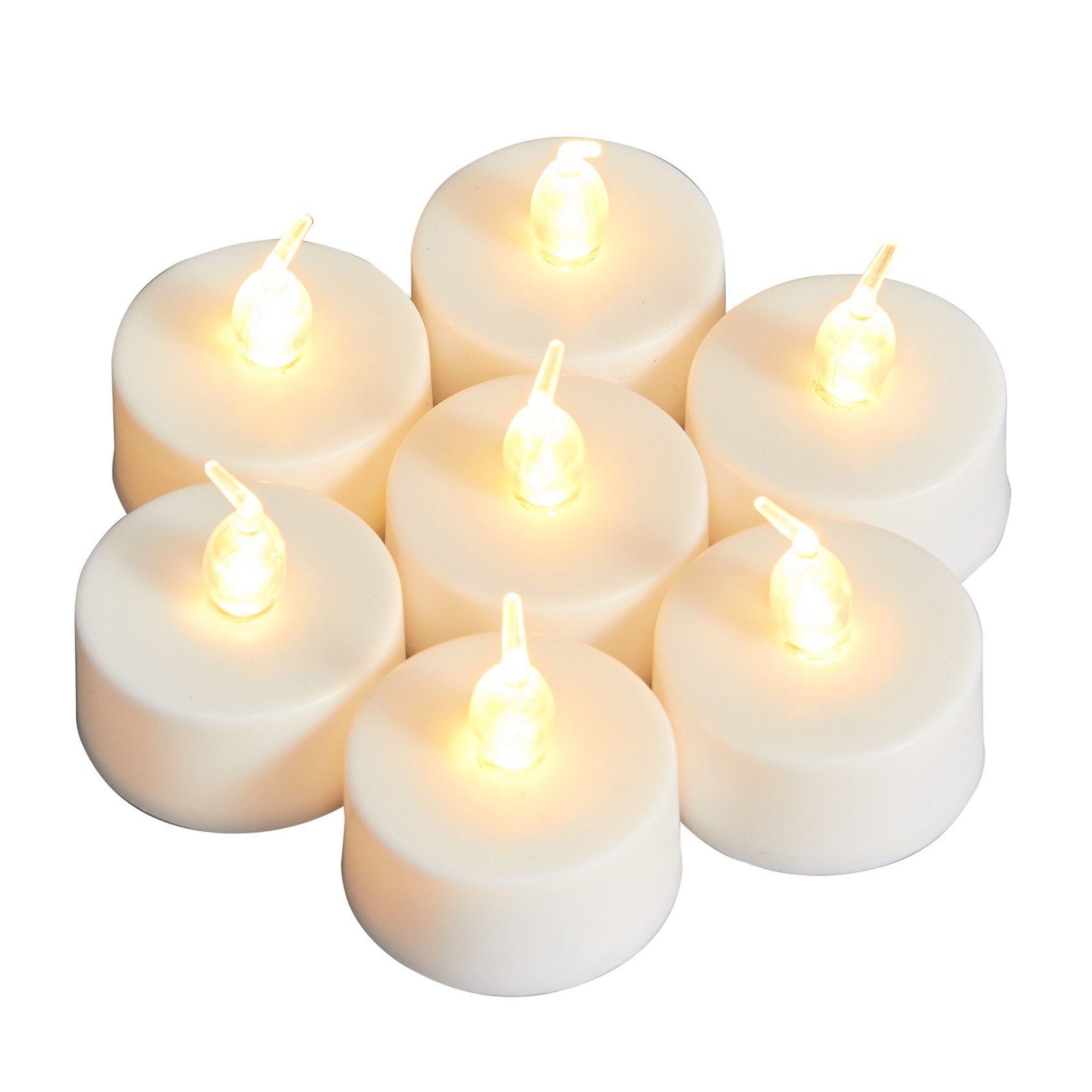 Battery operated realistic faking Flameless led tealight candle