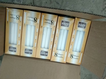 Candlelight candles burn white long rods of wax 9g-100g Wholesale Eco Friendly Chime Candles