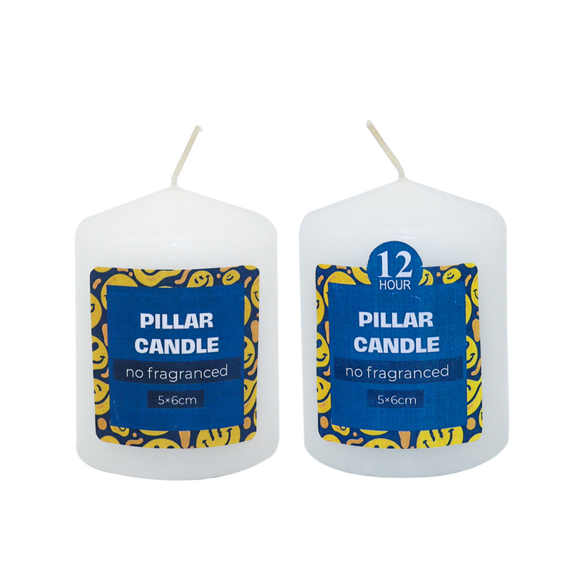 Wholesale Column pillar candle for birthday party 2.54 inch