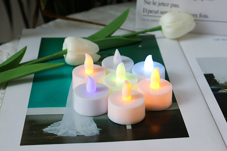 3d real flame/remote LED Lighting Candles control/soy wax Battery operated realistic faking Flameless led tealight candle