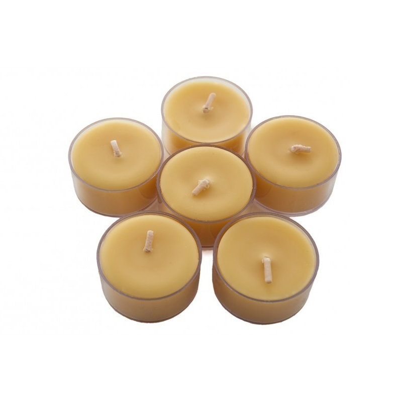 Church natural 100% pure Beeswax Tealight Candles Mini Tea Candles for religious activities