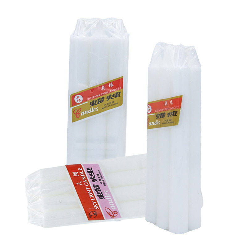 Candlelight candles burn white long rods of wax 9g-100g Wholesale Eco Friendly Chime Candles