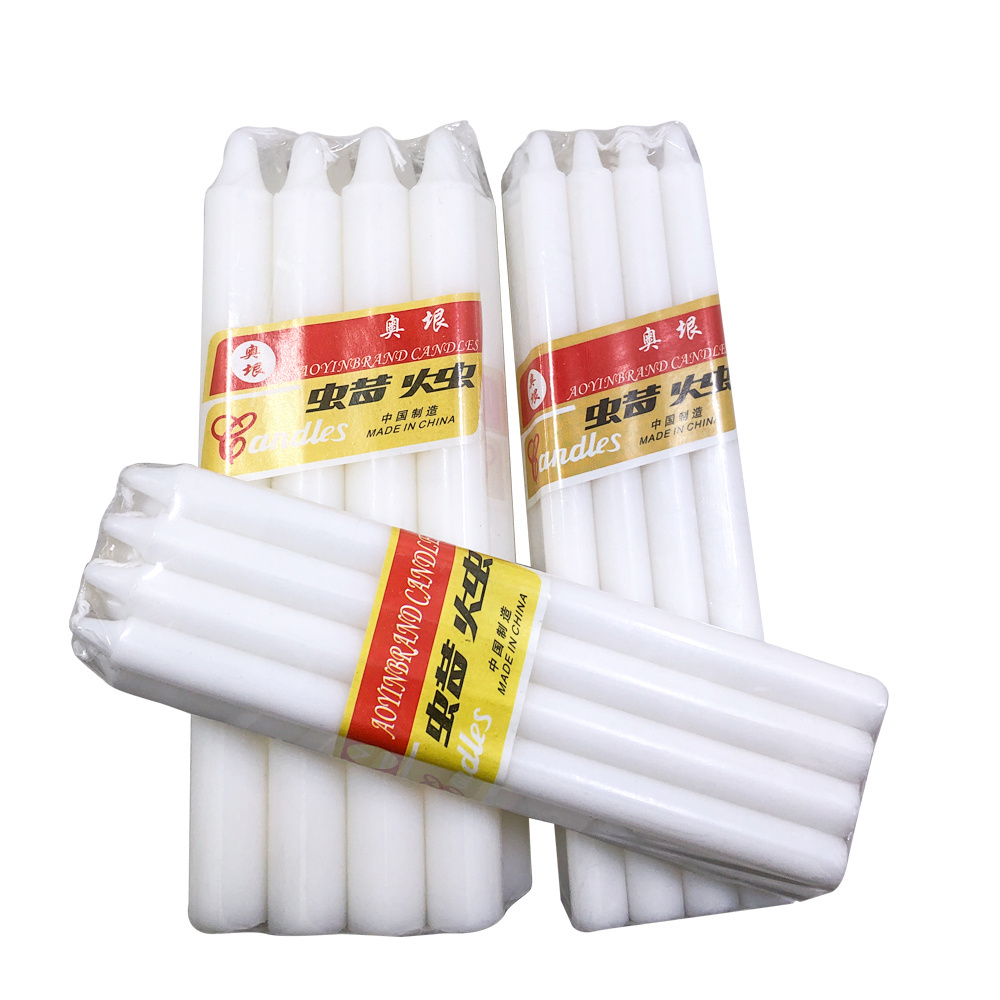 2023 Daily Lighting Scented Cheap Church Decorative Fragrant White Stick Candle Home Decoration Provided Paraffin Wax