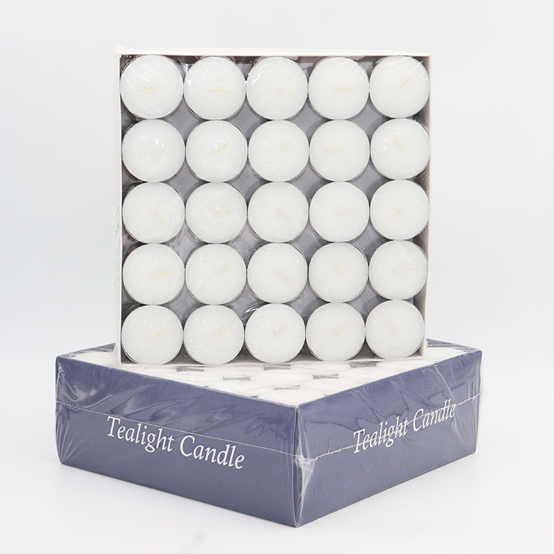 100 Pack Bulk min Tea Lights Candles White Tealight Unscented 3.5hrs 4 Hour Burn Time