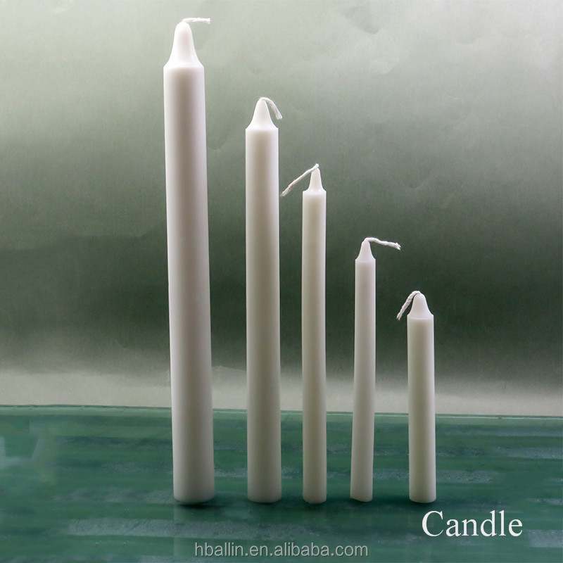 Gift White Candle Mauritius Birthday Party FREE Stick Paraffin Wax Letterpress Printing Art Handmade Candle