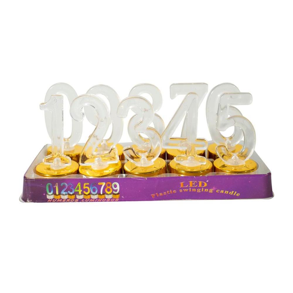 led number birthday candle/bougie led