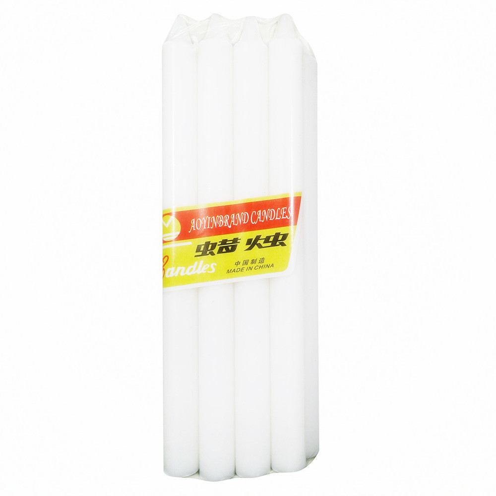 cheap 90g big candles cotonou stick White wax Candles in bulk