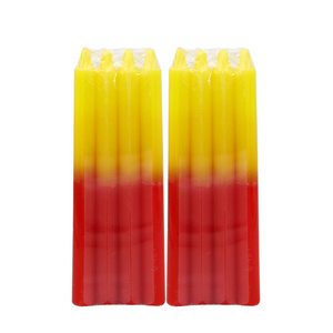 Wedding parties DIY handmade dip dye neon candle unscented dip dye candles stick