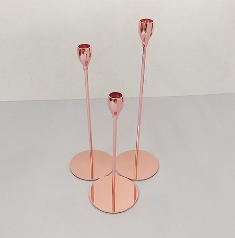 Taper Stick Candle Holders 3pcs set Decorative Candlestick Holders