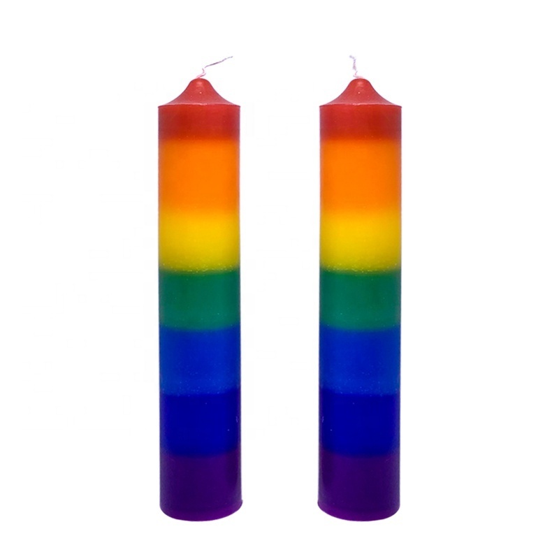 Seven chakras pillar Candle-Color magic meditation candles