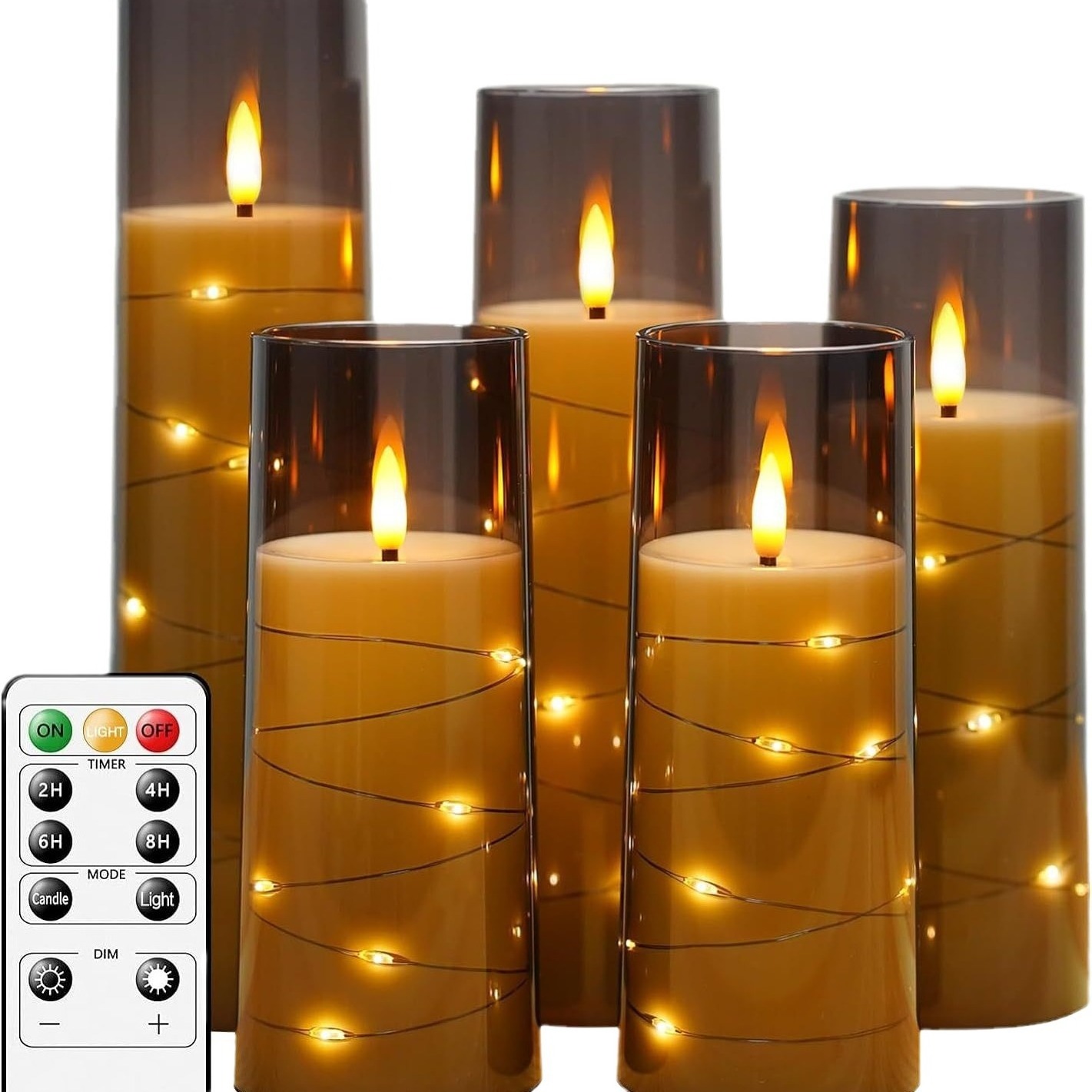 wholesales led pillar candle Flameless Christmas Candle Flickering christmas led candles With Remote Control