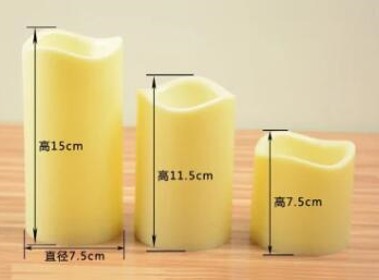 Real Wax Pillar Led Flickering Candles Battery Operated Flameless Candles 5