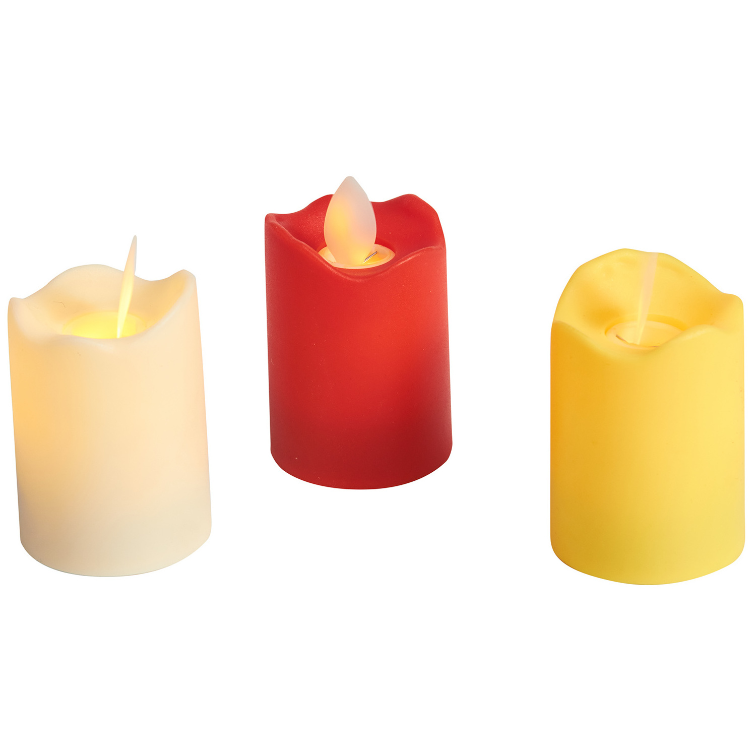 Wholesale cheap  moving flame pillar led light candle for home decor