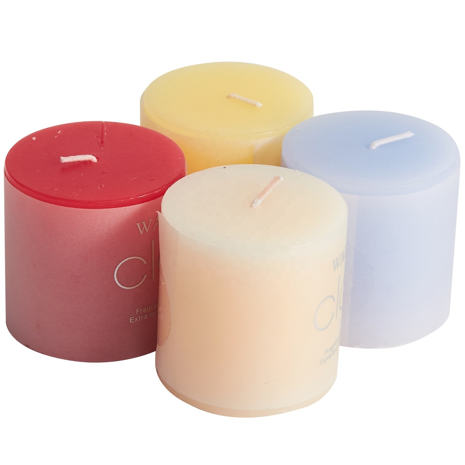 Event Pillar Candles Clean Burning Smokeless Dinner Candles for Wedding Home Decor Party Restaurant Spa