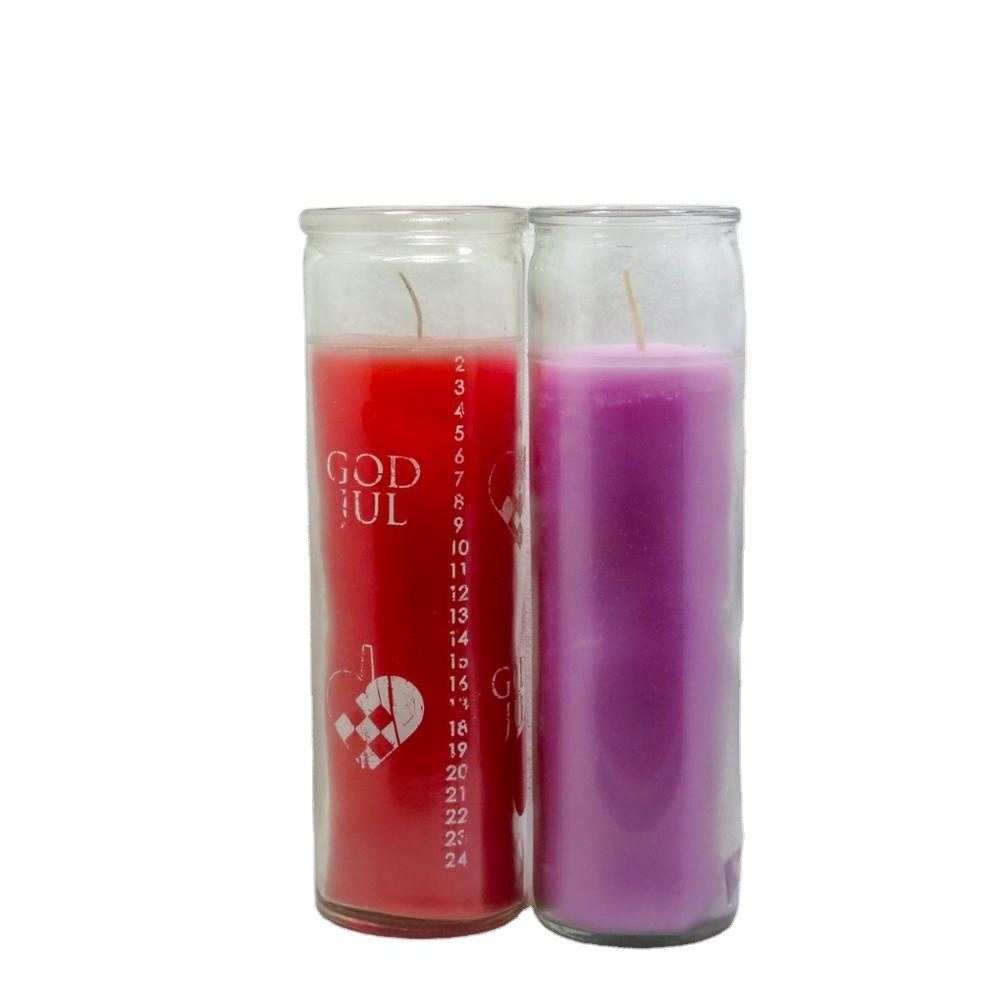 candle manufacturer wholesale 7days church glass jar candle bulk order candles