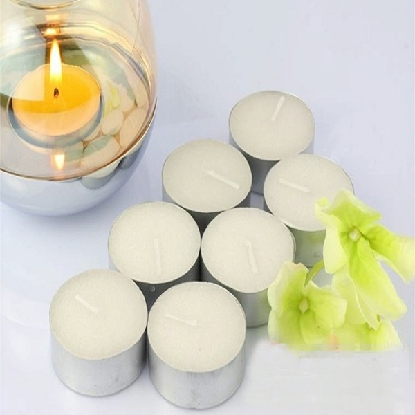 Artificial decorated candles velas candle/candel tea light candles unscented 8 hour